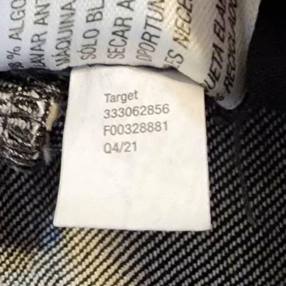 art class A-Line High-Rise Frayed Hems Black Jean Shorts Jrs XXL/18 NEW - Picture 6 of 6